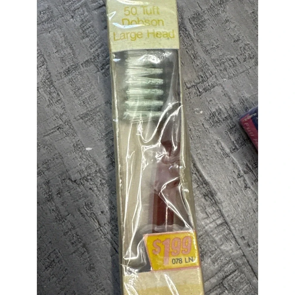 Vintage Toothbrush Lot of‎ 3 – TEK, Walgreens Dobson, POH – Sealed NOS USA